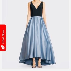 Betsy Adams black and blue ball gown